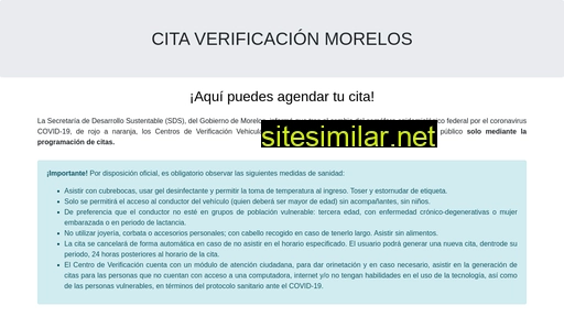 verificaenmorelos.mx alternative sites