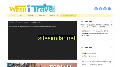 when-i-travel.com.mx alternative sites