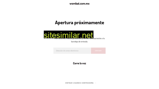 wombat.com.mx alternative sites