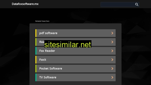 Datafoxsoftware similar sites