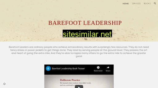 Barefootleadership similar sites