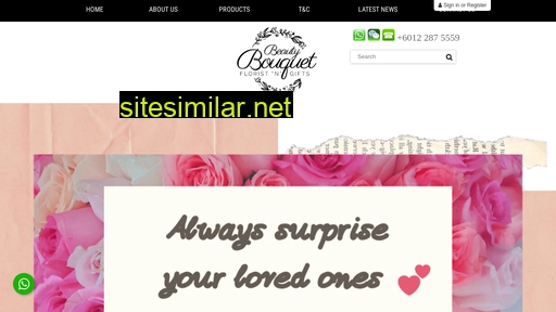 beautybouquet.com.my alternative sites