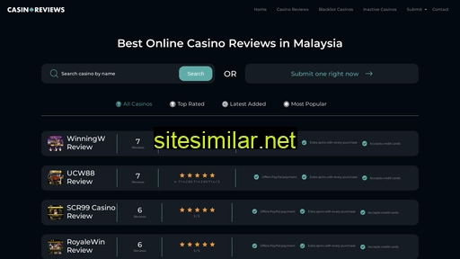 casinoreviews.my alternative sites