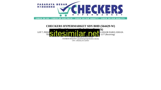 checkers.com.my alternative sites