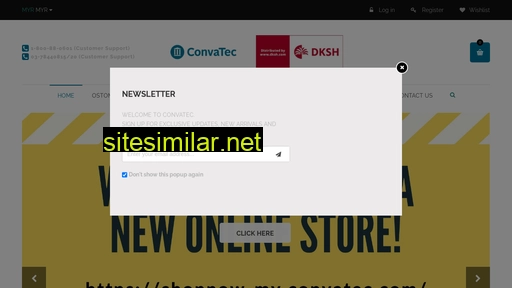 Convatecwebstore similar sites