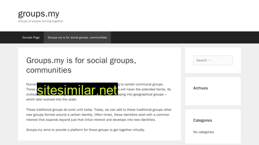 groups.my alternative sites