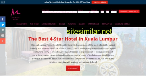 hotelmaison.com.my alternative sites