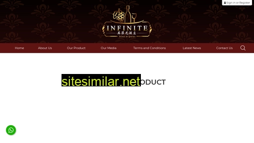 infinitewineshop.com.my alternative sites