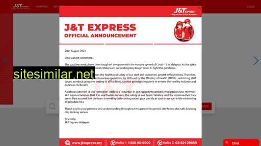 Jtexpress similar sites