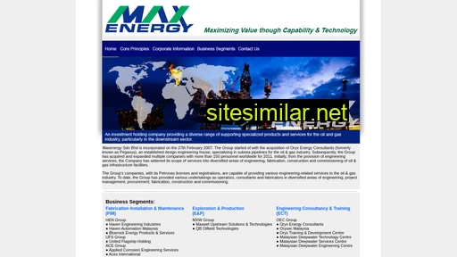 maxenergy.com.my alternative sites