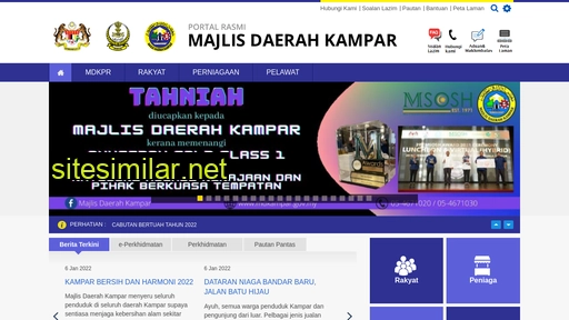 mdkampar.gov.my alternative sites