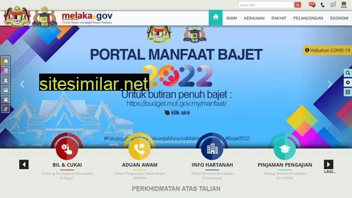 melaka.gov.my alternative sites