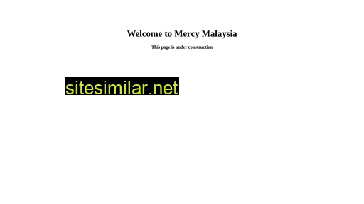 mercymalaysia.org.my alternative sites