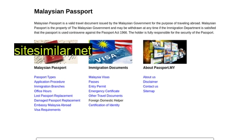 Passport similar sites