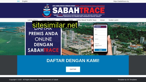 sabahtrace.my alternative sites
