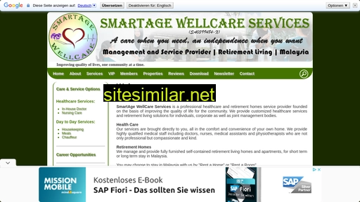 smartagewellcare.my alternative sites