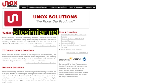 unox.com.my alternative sites