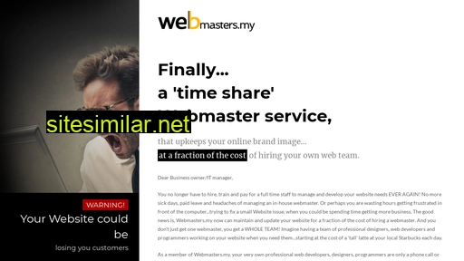 Webmasters similar sites