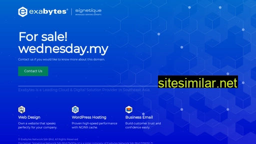 Wednesday similar sites