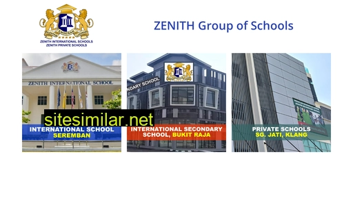 zenith.edu.my alternative sites