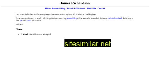 jamesrichardson.name alternative sites