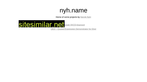 nyh.name alternative sites