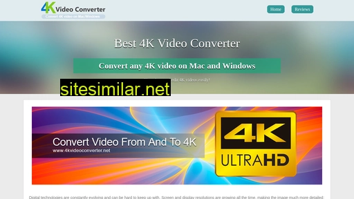 4kvideoconverter similar sites