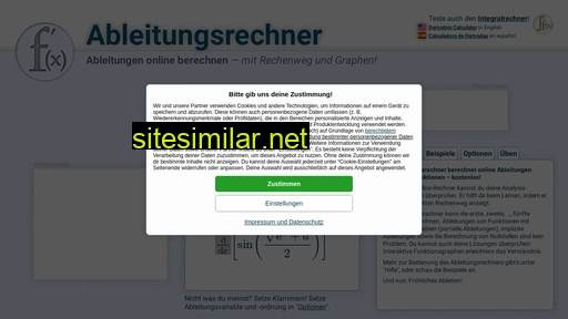 ableitungsrechner.net alternative sites