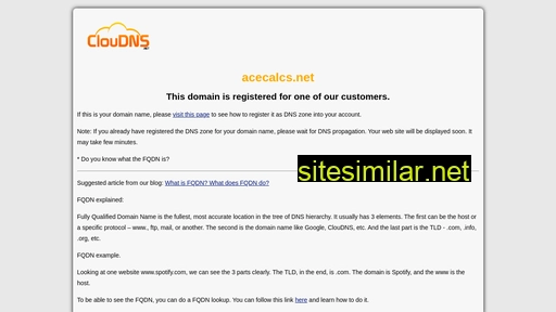 acecalcs.net alternative sites
