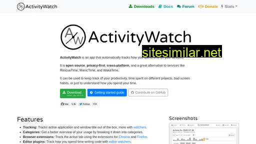 activitywatch.net alternative sites