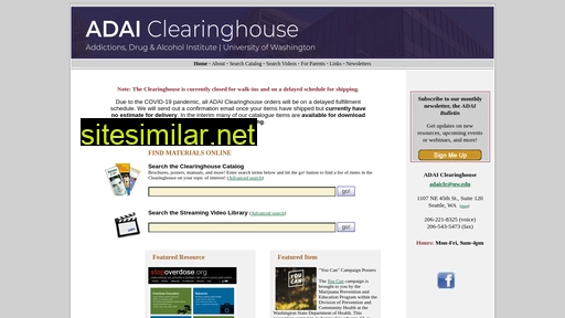 adaiclearinghouse.net alternative sites