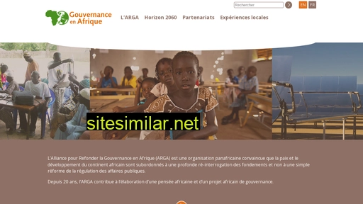 Afrique-gouvernance similar sites