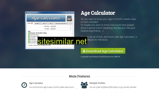 agecalculator.net alternative sites