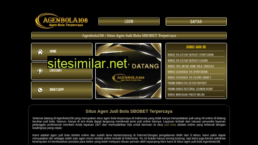 agenbola108.net alternative sites
