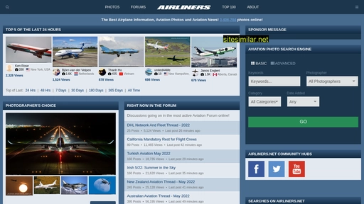 Airliners similar sites