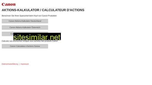 aktions-kalkulator.net alternative sites