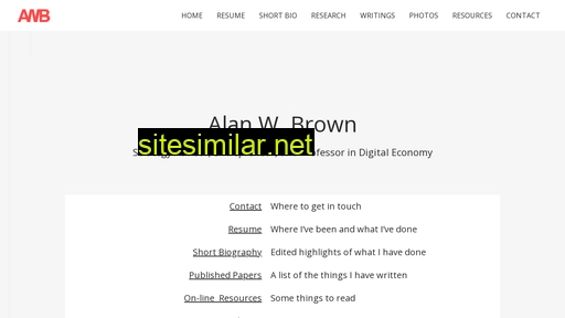 alanbrown.net alternative sites