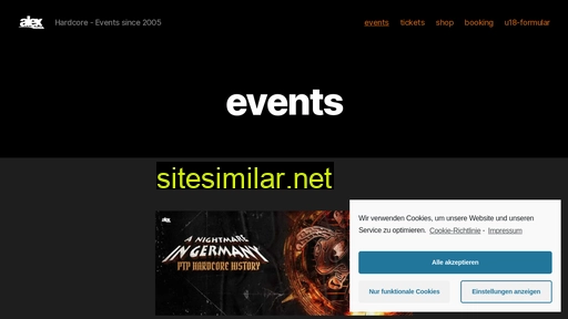 Alex-events similar sites