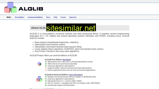 alglib.net alternative sites