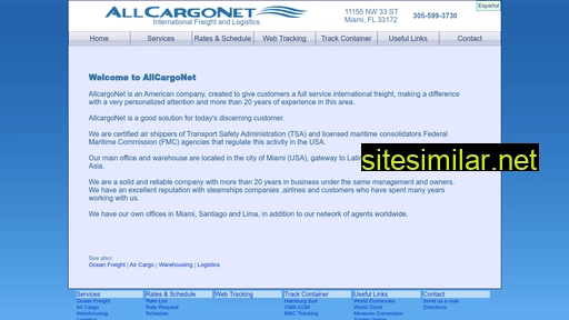 allcargonet.net alternative sites