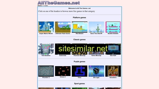 Allthegames similar sites