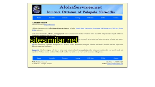 Alohaservices similar sites