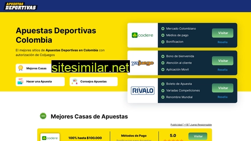 apuestasdeportivascolombia.net alternative sites