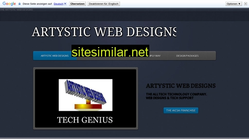 Artysticwebdesigns similar sites
