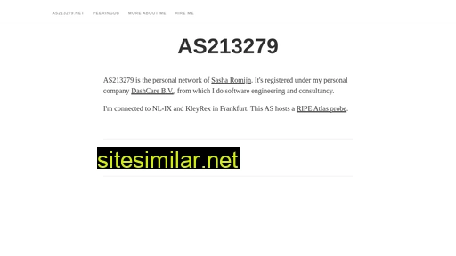 As213279 similar sites