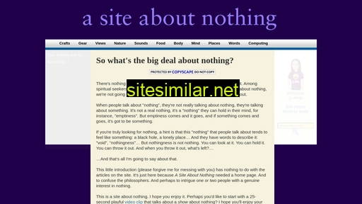 asiteaboutnothing.net alternative sites