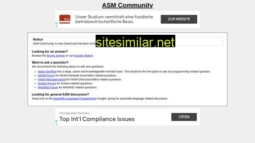 asmcommunity.net alternative sites