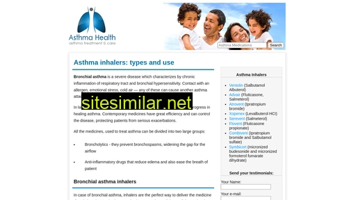 Asthmahealth similar sites