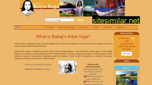 Babajiskriyayoga similar sites