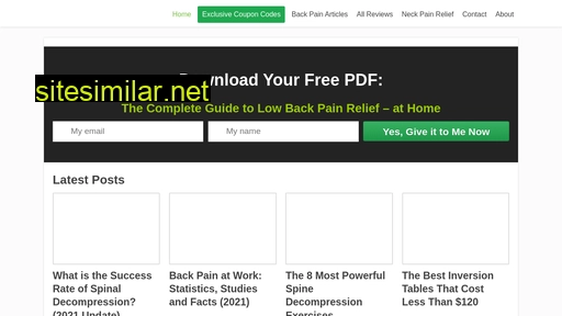 back-pain-relief-products.net alternative sites